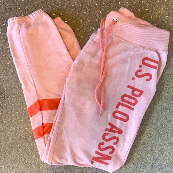 U.S. Polo Assn. pink sweats - Picture 2 of 7